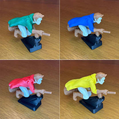 🚗Fantasy Car Decor – 🧙‍♀️Witch and Wizard Broomstick Dashboard Drift Ornaments✨