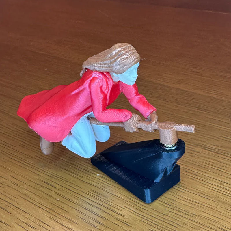 🚗Fantasy Car Decor – 🧙‍♀️Witch and Wizard Broomstick Dashboard Drift Ornaments✨