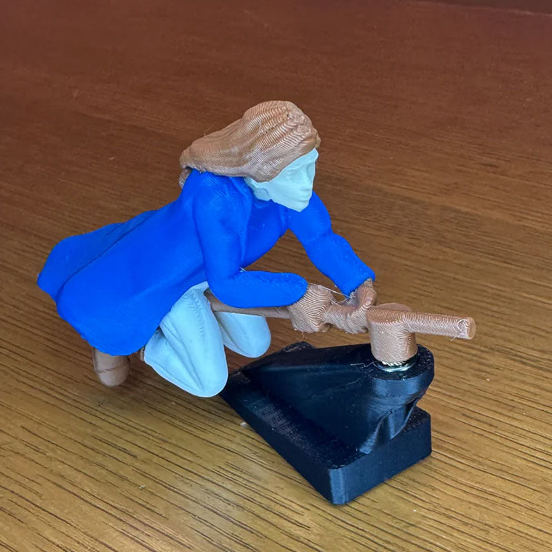 🚗Fantasy Car Decor – 🧙‍♀️Witch and Wizard Broomstick Dashboard Drift Ornaments✨