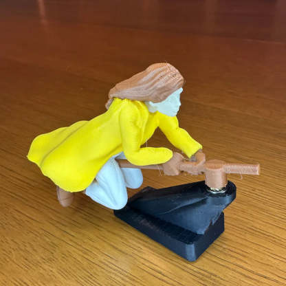 🚗Fantasy Car Decor – 🧙‍♀️Witch and Wizard Broomstick Dashboard Drift Ornaments✨