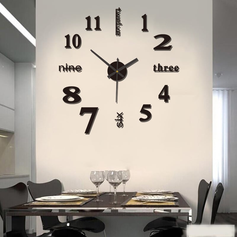 🔥Last Day Promotion 49% OFF⏰ 3D Wall Decal Decorative Clock