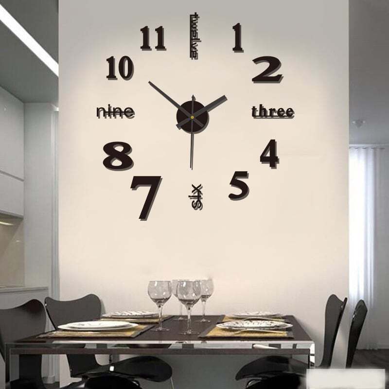 🔥Last Day Promotion 49% OFF⏰ 3D Wall Decal Decorative Clock