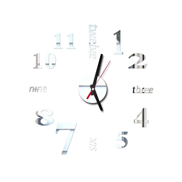 🔥Last Day Promotion 49% OFF⏰ 3D Wall Decal Decorative Clock