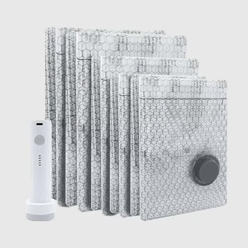 🧳 Portable Travel Vacuum Bag Set – Save Space in Seconds✨