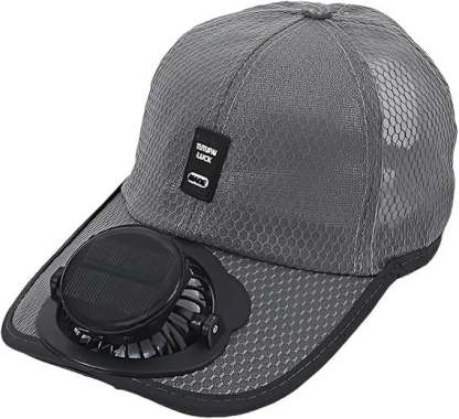 🔥Last Day 49% OFF -✨Solar Fan Baseball Cap - UV Protection Wide Brim Mesh Hat with Solar & USB Power for Outdoor Heat Relief