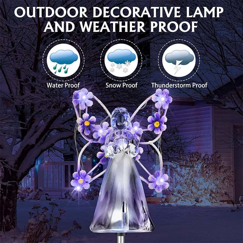 Last Day 69% OFF - 👼Waterproof Solar Angel lights