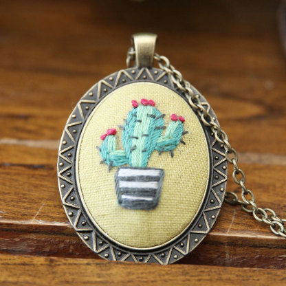 DIY Necklace - Cactus