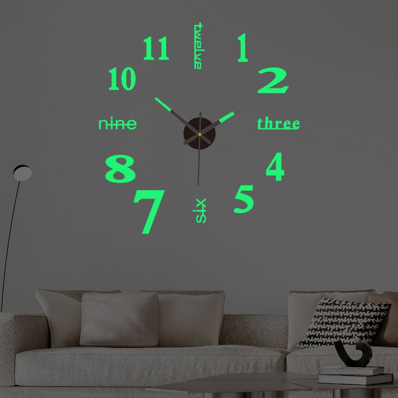 🔥Last Day Promotion 49% OFF⏰ 3D Wall Decal Decorative Clock