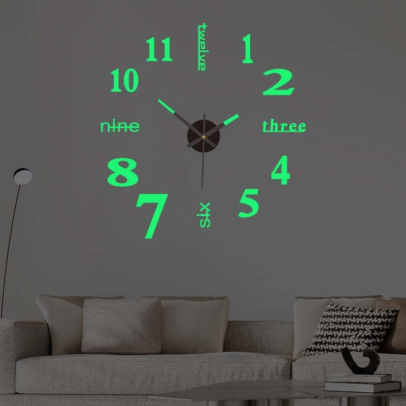 🔥Last Day Promotion 49% OFF⏰ 3D Wall Decal Decorative Clock