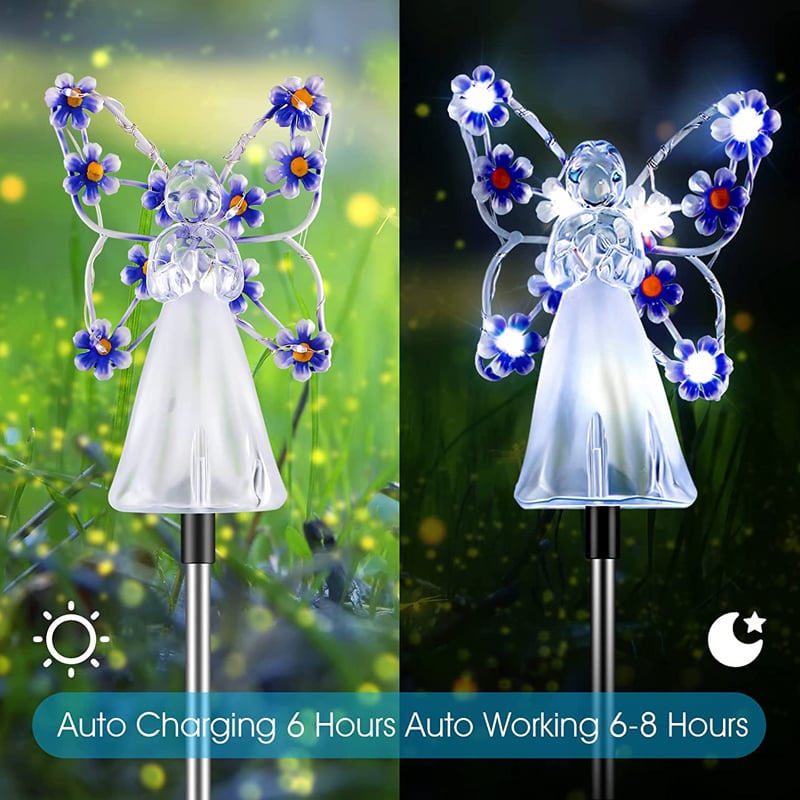 Last Day 69% OFF - 👼Waterproof  Solar Angel lights