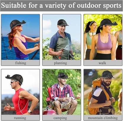 🔥Last Day 49% OFF -✨Solar Fan Baseball Cap - UV Protection Wide Brim Mesh Hat with Solar & USB Power for Outdoor Heat Relief
