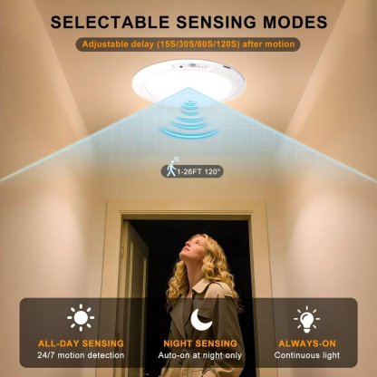 🔥Last Day 49% OFF💡Rechargeable Motion Sensor Ceiling Light