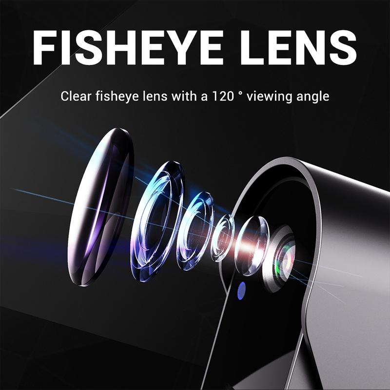 Wireless Doorbell Camera: 1080P, 170° Viewing Angle, 4.3-Inch Screen, IPX65 Outdoor Waterproof, Night Vision