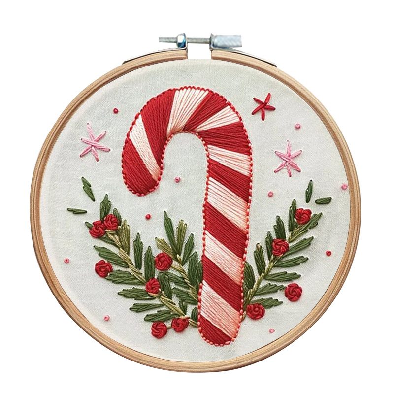 Candy Cane Embroidery Suits