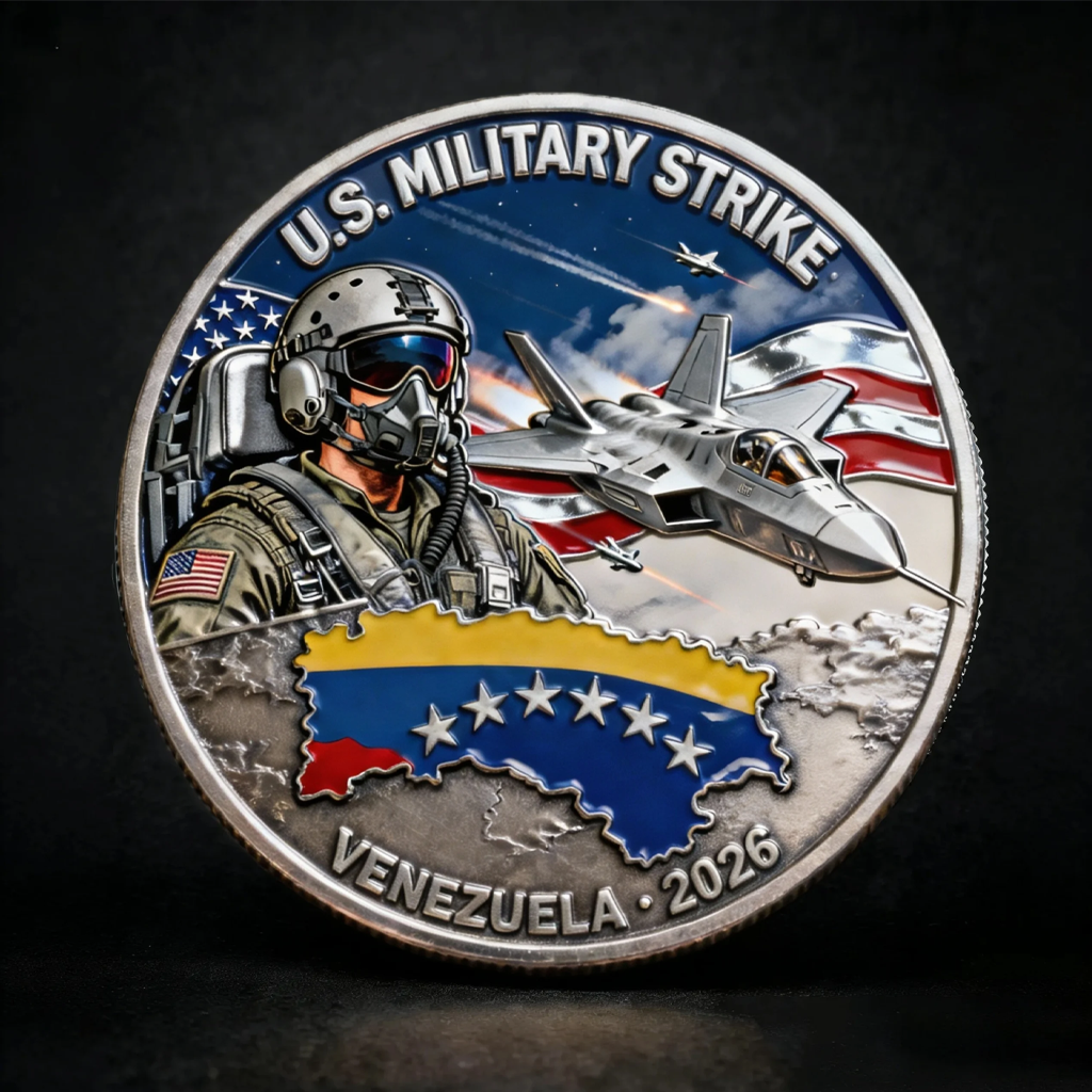 2026 New Year Hot Sale 49% OFF 🔥U.S. Military Strike on Venezuela Commemorative Coin
