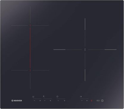 Hoover H-HOB 500 INDUCTION H634DB3TP G3, Piano a Induzione Flex 59 cm, 3 Zone con Booster 7100W, Timer e Blocco-Dwellingra