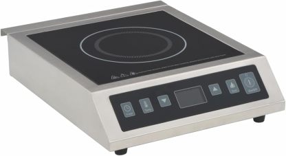 Xichuzi Piastra Elettrica a Induzione 3500W con Display Touch e Timer, Portatile in Acciaio Inox, Argento/Nero-Dwellingra