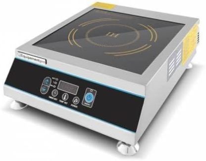 Equipementpro Piastra a Induzione Professionale 3500W, Inox, per Cucina, Ristorante e Catering-Dwellingra