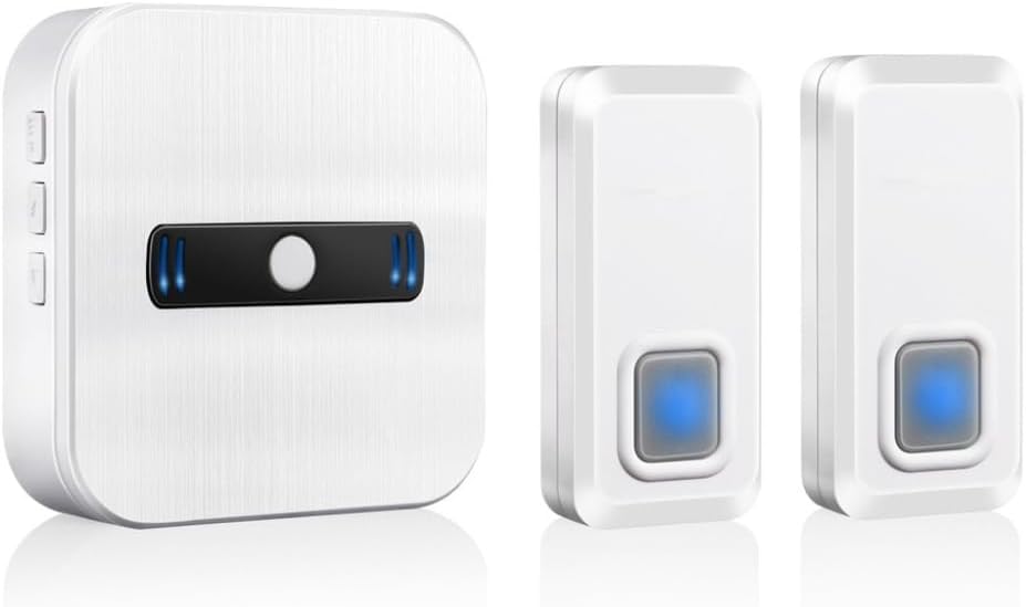 ZHCHAO Campanello Wireless Impermeabile con Telecomando, Campanello Musicale con Pulsante, Connessione Bluetooth-Dwellingra