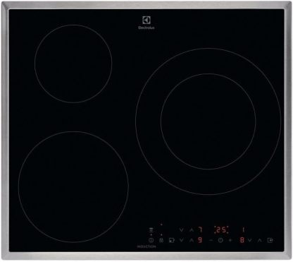 Electrolux LIT6346M Piano Cottura a Induzione 60 cm, 3 Zone con PowerBoost, Hob2Hood e Timer, Telaio Inox-Dwellingra