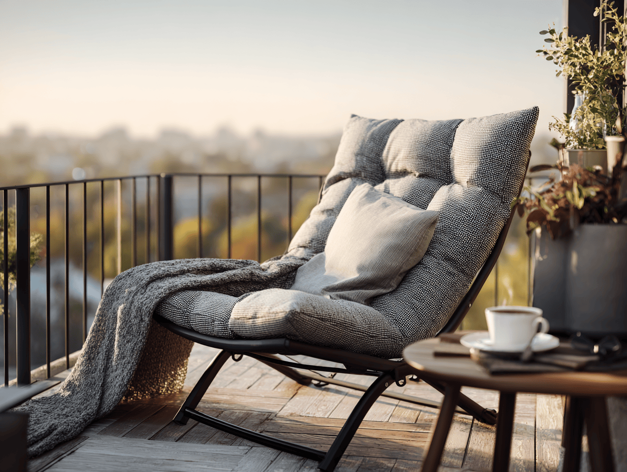 Lettino da giardino 190x70x90 cm - grigio