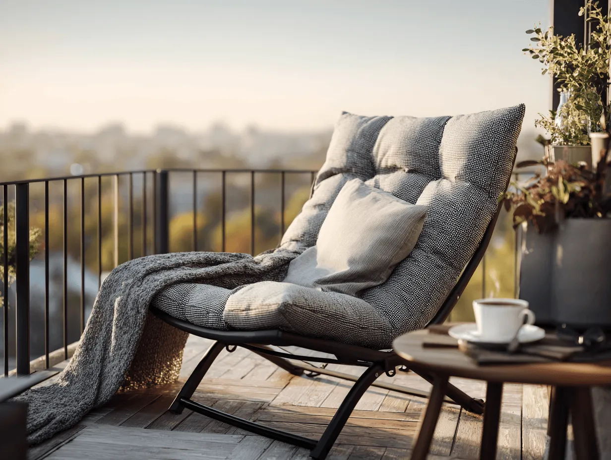 Lettino da giardino 190x70x90 cm - grigio