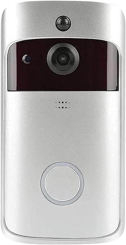 Videocitofono Wireless WiFi 1080P, Telecamera di Sicurezza con Campanello Smart e Audio Bidirezionale, Visione Notturna PIR-Dwellingra
