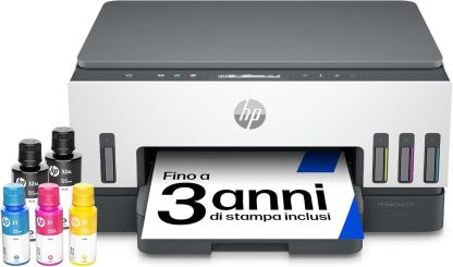 HP Smart Tank Plus 7005 Stampante Multifunzione Colore, Serbatoio Inchiostro ad Alta Capacità, Wi-Fi, Auto-Duplex-Dwellingra