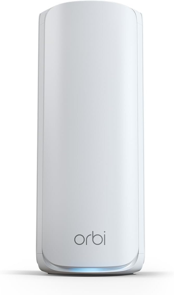 NETGEAR Orbi RBE770 Satellite Mesh WiFi 7 Quad Band BE11000 2.5G Porta Copertura 180m²-Dwellingra