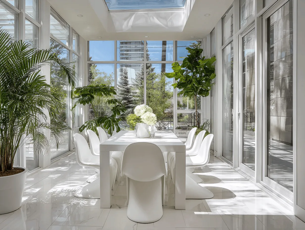 Set da pranzo da giardino con 1 tavolo rettangolare e 7 sedie in legno 180x90x74 cm