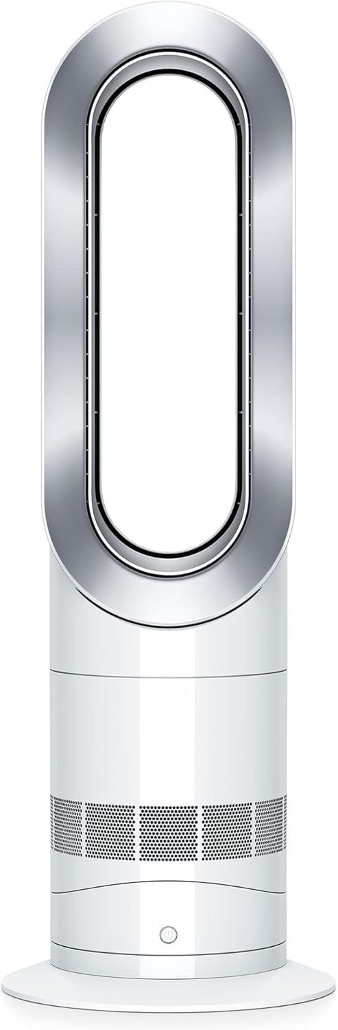 Dyson Hot+Cool Jet Focus AM09 Ventilatore e Termoventilatore a Torre, Bianco/Argento-Dwellingra