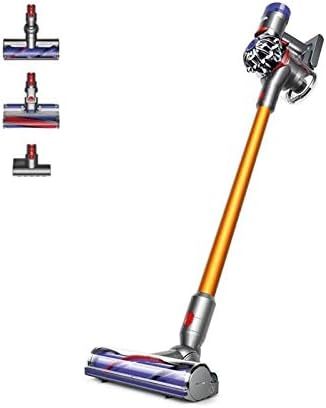 Dyson 227296-01 V8 Absolute New Aspirapolvere Senza Fili Giallo Panno HEPA Pavimenti Duri-Dwellingra