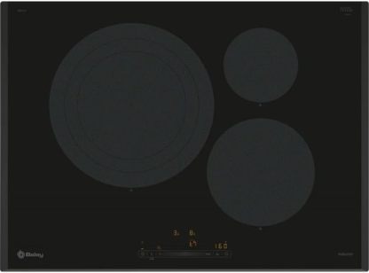 Balay 3EB977LH Placca Antracite Integrata 70cm 3 Zone Induzione Touch Vetroceramica Grigio 5 kg-Dwellingra