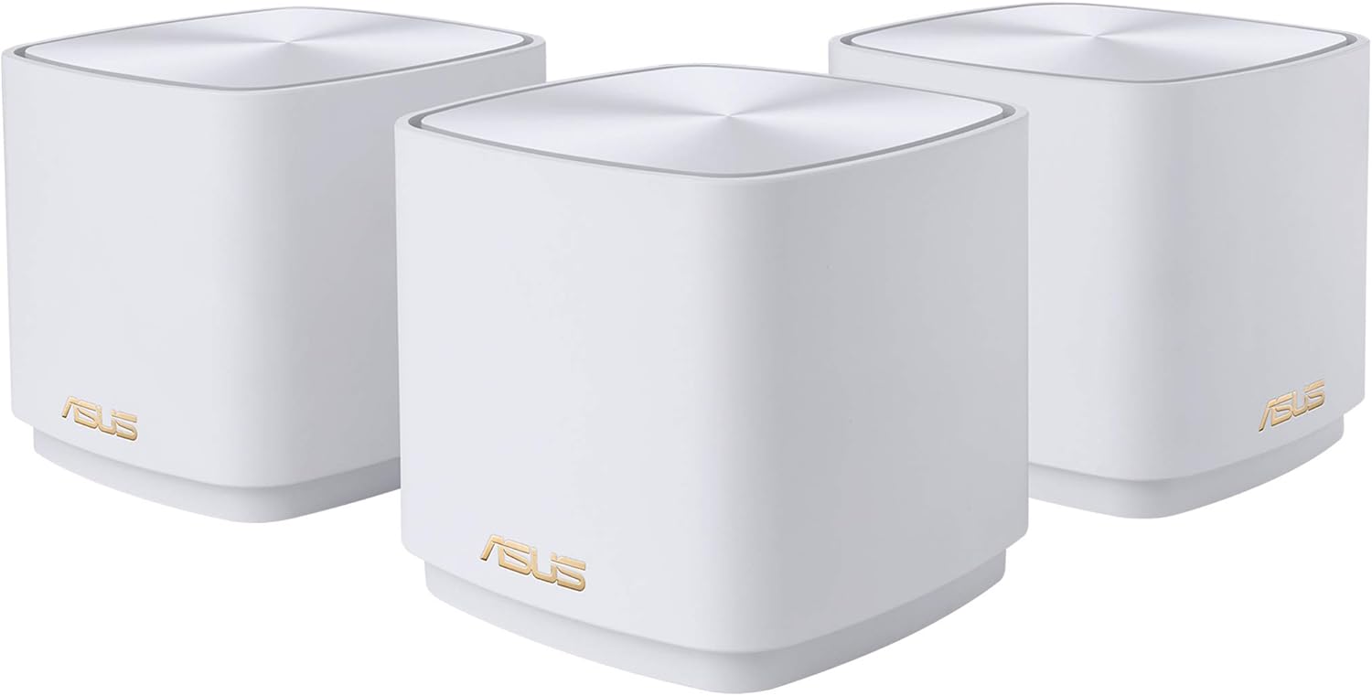 ASUS ZenWiFi XD4 Plus Mesh WiFi 6 AX1800 Dual Band 3 Pezzi Copertura 445m² AiMesh AiProtection-Dwellingra