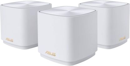 ASUS ZenWiFi XD4 Plus Mesh WiFi 6 AX1800 Dual Band 3 Pezzi Copertura 445m² AiMesh AiProtection-Dwellingra