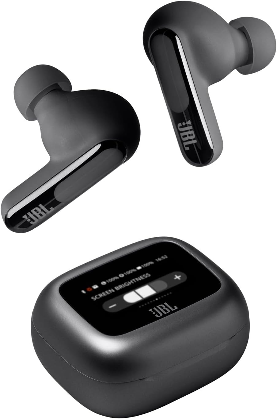 JBL Live Beam 3 Cuffie In-Ear Wireless Bluetooth con Cancellazione Adattiva del Rumore, 48 Ore, IP55, Nero-Dwellingra