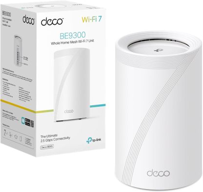 TP-Link Deco BE65 Router Mesh WiFi 7 BE9214 Mbps, Tri-Band, 320MHz, 2.5Gbps, HomeShield-Dwellingra