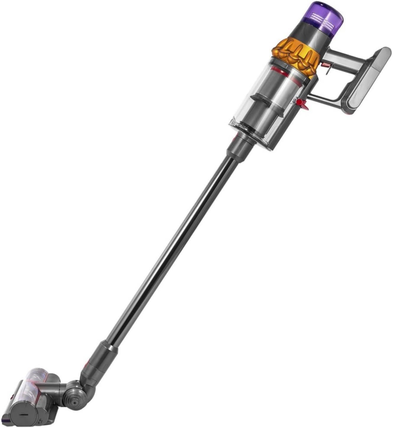 Dyson V15 Detect Absolute Scopa Elettrica Senza Fili, Filtro HEPA, per Tappeti e Pavimenti Duri-Dwellingra