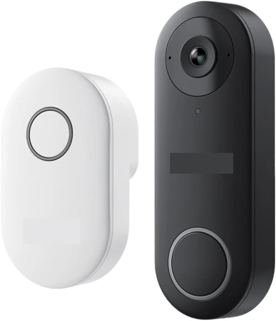 Campanello Video WiFi Cablato per Esterni Rilevamento Umano Audio Bidirezionale One Size-Dwellingra