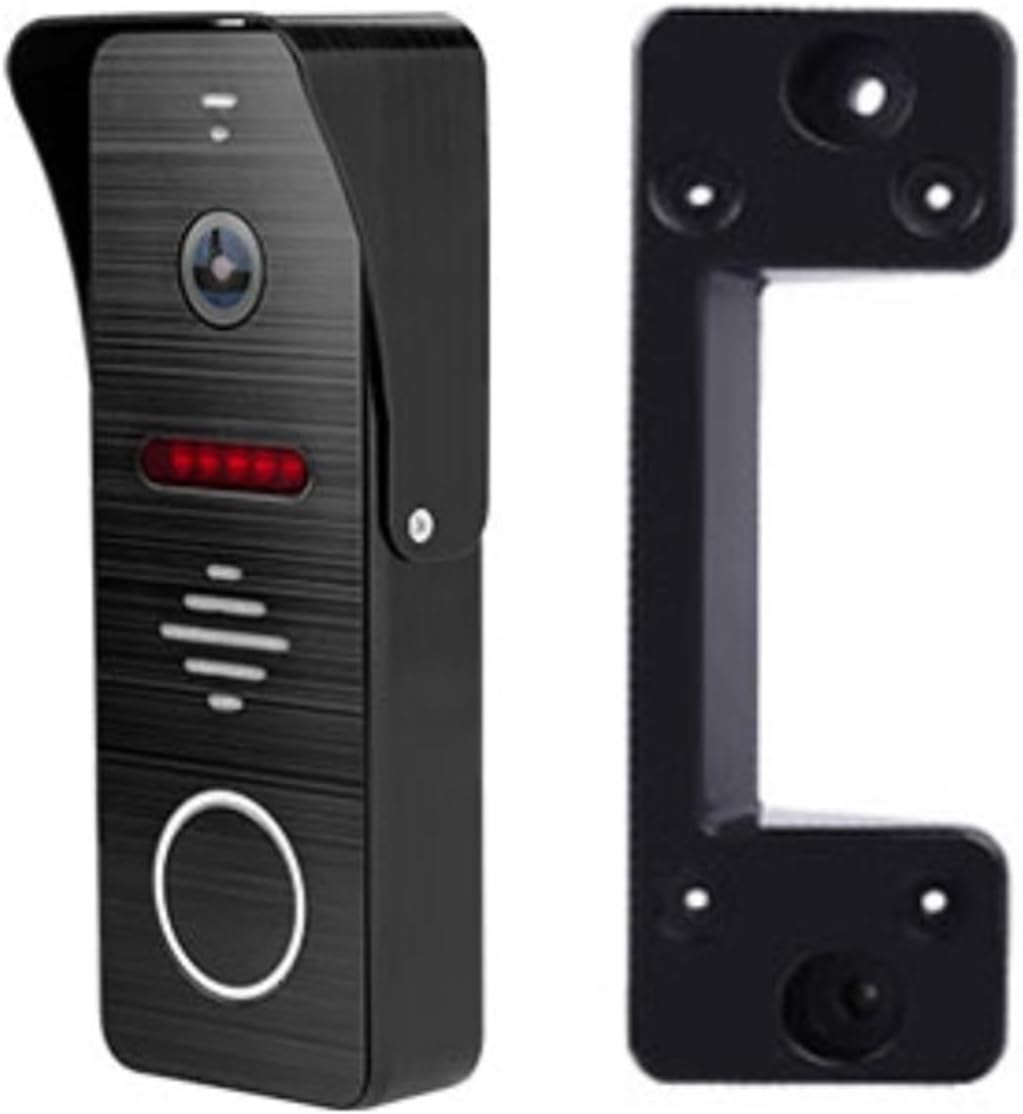 Videocitofono 1080P IP65 Visione Notturna 160° Grandangolare Audio Bidirezionale Black 94206-Dwellingra