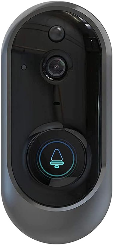 Videocitofono Smart WiFi Wireless con Fotocamera, Videocamera Domestica 1080P, Video in Tempo Reale, Audio Bidirezionale-Dwellingra