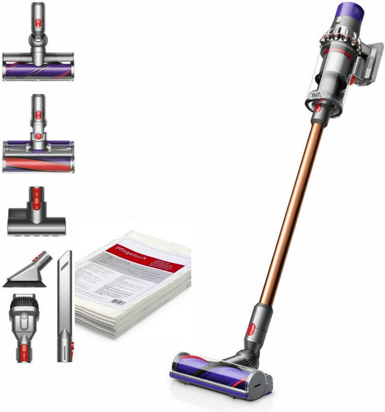 Dyson V10 Cyclone Absolute Aspirapolvere Senza Fili Grigio HEPA Tappeti Legno Duro 13200W-Dwellingra