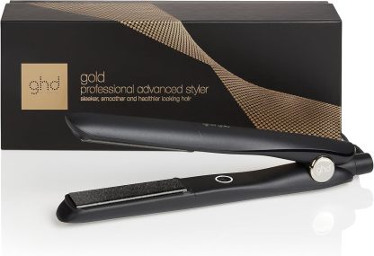 ghd Gold Piastra Capelli Professionale, Tecnologia Dual-Zone, 185°C, Nero, Cavo 2,7 m-Dwellingra