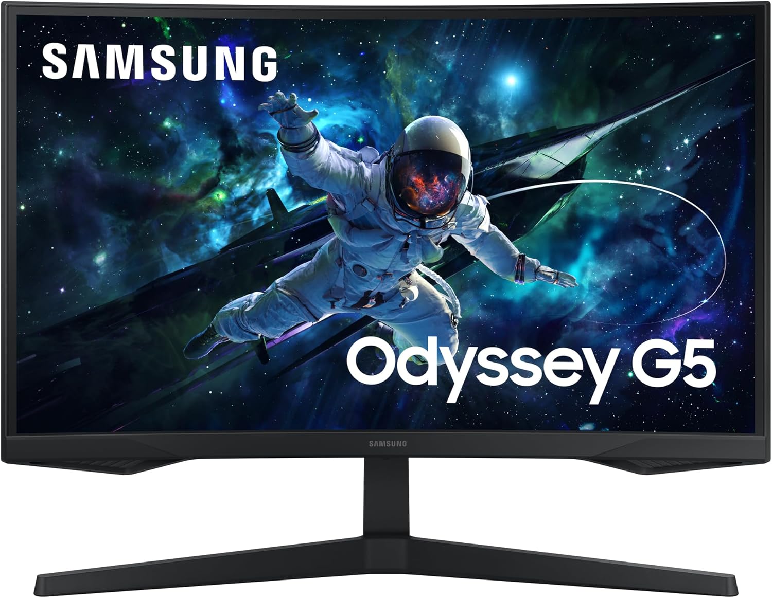 Samsung Odyssey G5 S27CG554 Monitor Gaming Curvo 27" WQHD 165Hz 1ms HDR10-Dwellingra