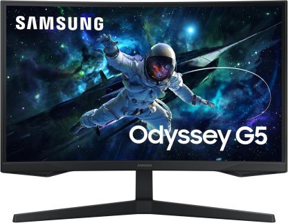 Samsung Odyssey G5 S27CG554 Monitor Gaming Curvo 27" WQHD 165Hz 1ms HDR10-Dwellingra
