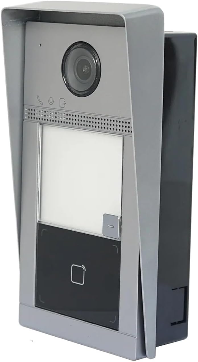 Campanello IP con Montaggio a Superficie, Controllo di 2 Serrature, Citofono WiFi con Sblocco Scheda IC e Audio Bidirezionale-Dwellingra