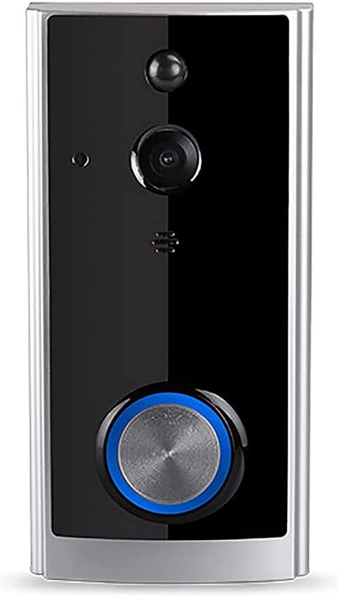 Videocitofono WiFi Wireless con Video in Tempo Reale, Audio Bidirezionale, Visione Notturna IR, Rilevamento PIR, Controllo App-Dwellingra