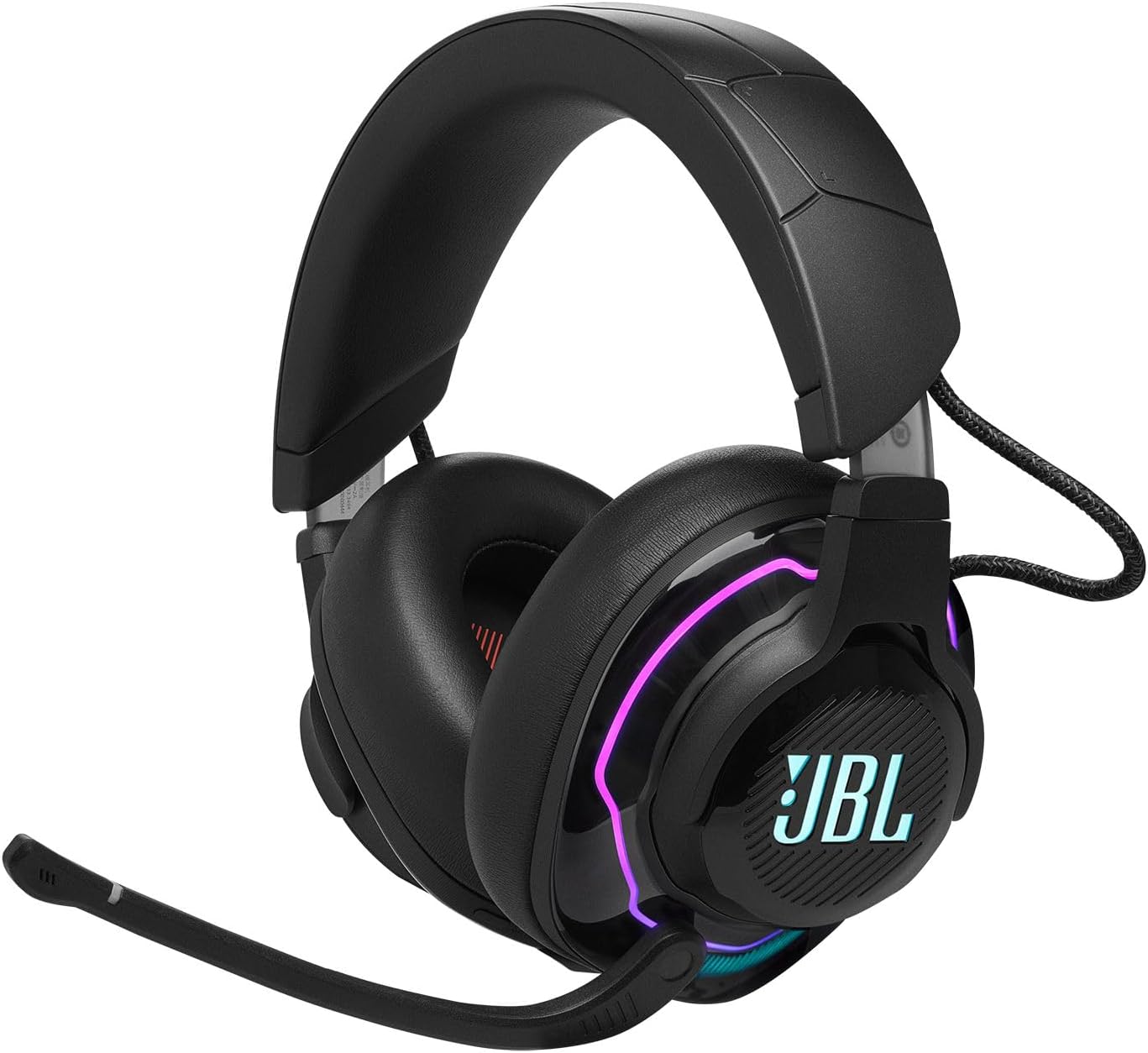 JBL Quantum 910 Cuffie Gaming Over-Ear Wireless Bluetooth con ANC, Head Tracking, Microfono a Braccio, Nero-Dwellingra
