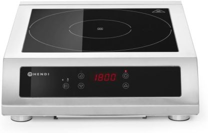 HENDI Cucina a Induzione Modello 3500 D XL Piano Cottura 3500W Inox Piedini Regolabili 230V-Dwellingra