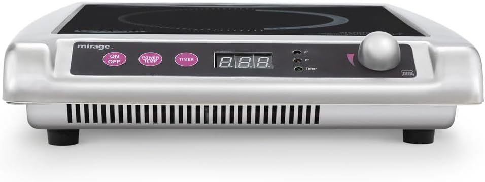 MBH Piastra a Induzione Professionale 18000W, Piano Cottura Industriale Compatto per Ristoranti, Bar e Hotel-Dwellingra